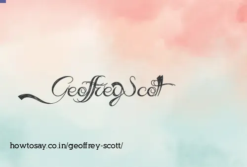 Geoffrey Scott