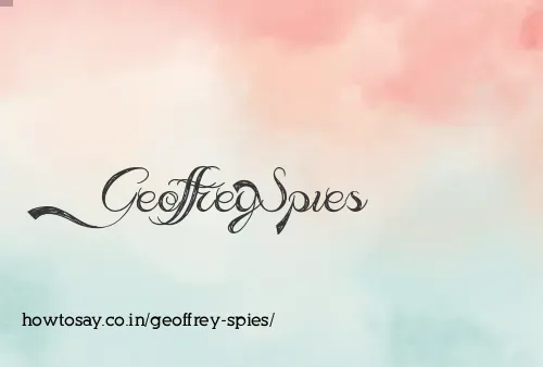 Geoffrey Spies