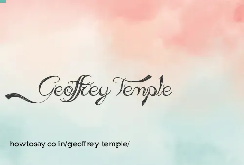 Geoffrey Temple