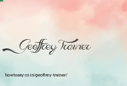 Geoffrey Trainer
