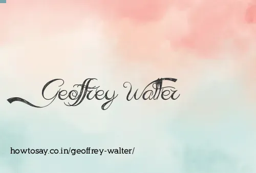 Geoffrey Walter