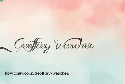Geoffrey Wascher