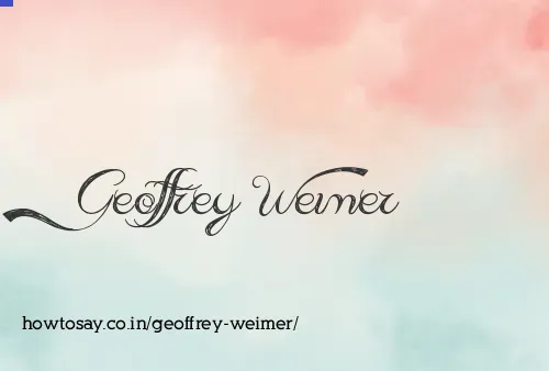 Geoffrey Weimer