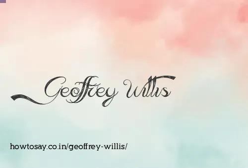 Geoffrey Willis