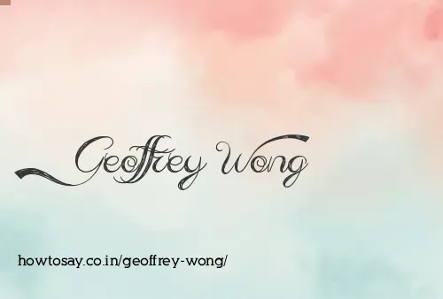 Geoffrey Wong