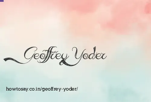 Geoffrey Yoder