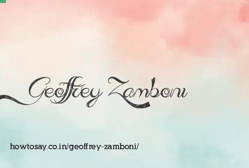 Geoffrey Zamboni