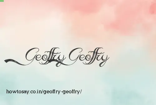 Geoffry Geoffry