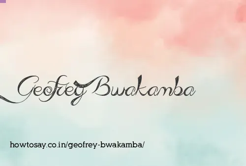 Geofrey Bwakamba