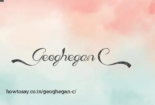 Geoghegan C