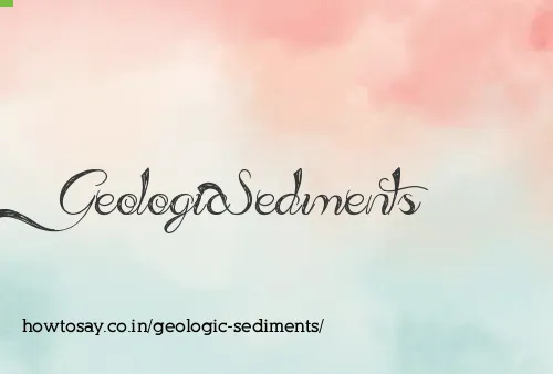 Geologic Sediments