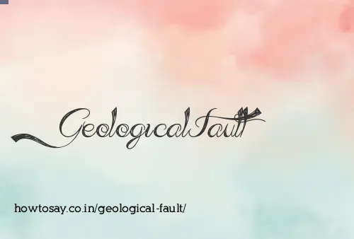 Geological Fault