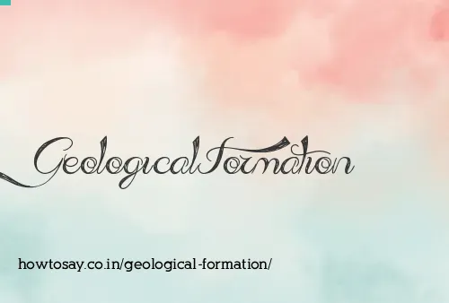 Geological Formation