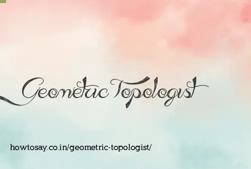 Geometric Topologist