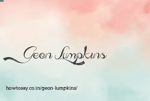 Geon Lumpkins