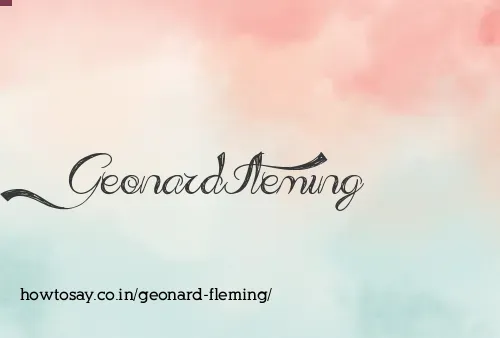 Geonard Fleming