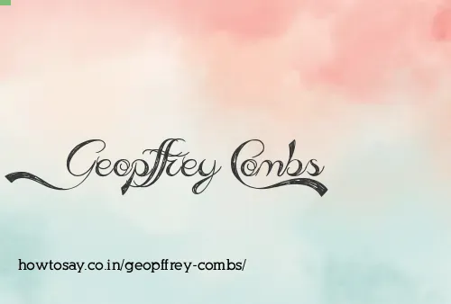 Geopffrey Combs
