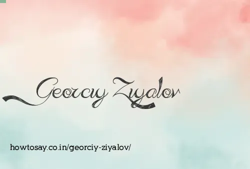 Georciy Ziyalov