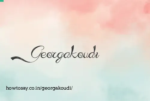 Georgakoudi
