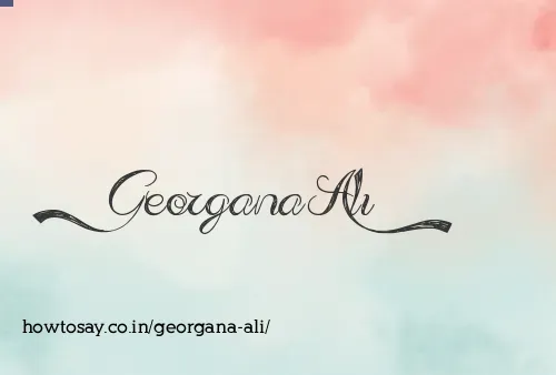 Georgana Ali