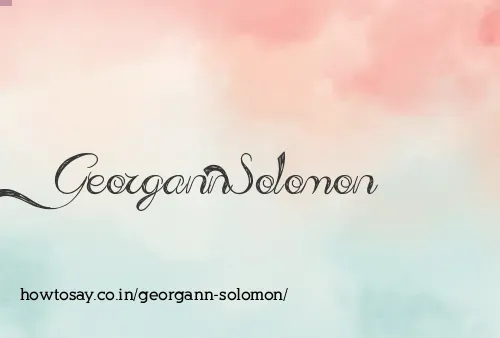 Georgann Solomon