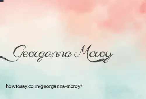 Georganna Mcroy