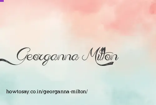 Georganna Milton