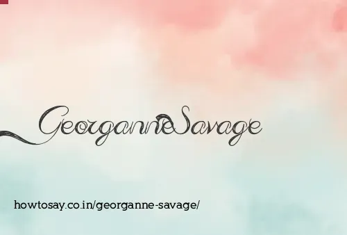 Georganne Savage