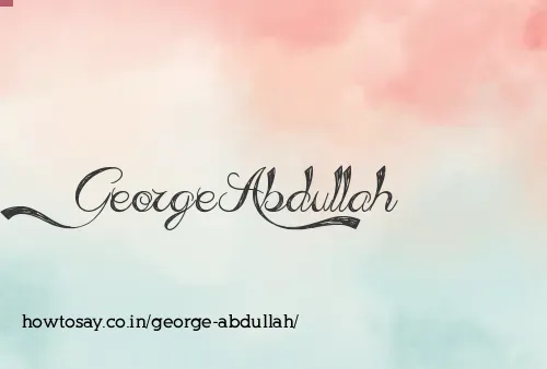George Abdullah