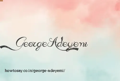 George Adeyemi