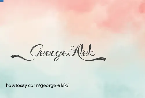 George Alek