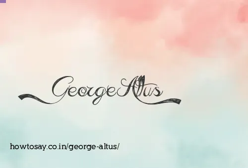 George Altus