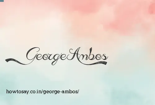 George Ambos