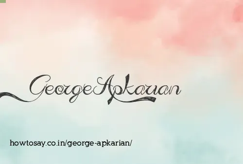 George Apkarian