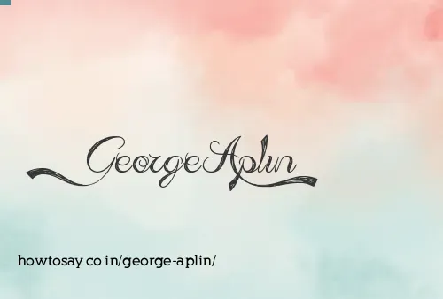 George Aplin