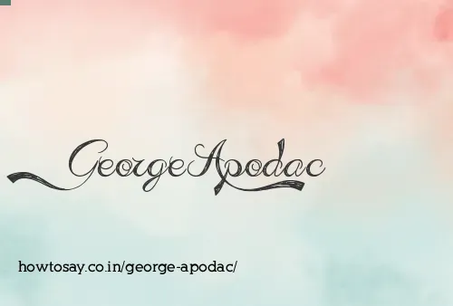 George Apodac