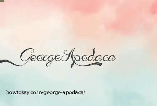 George Apodaca