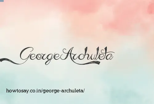 George Archuleta