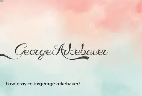George Arkebauer