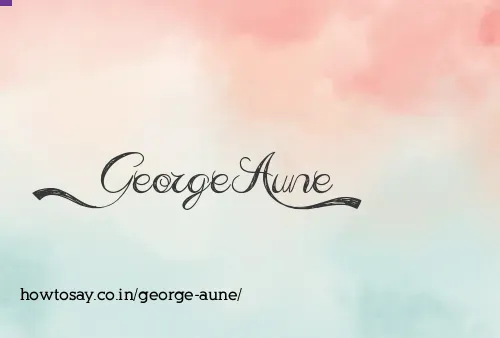 George Aune