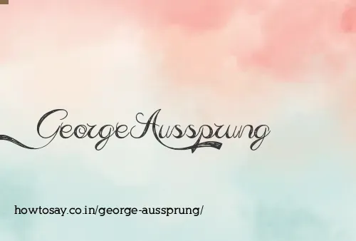 George Aussprung