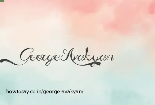 George Avakyan