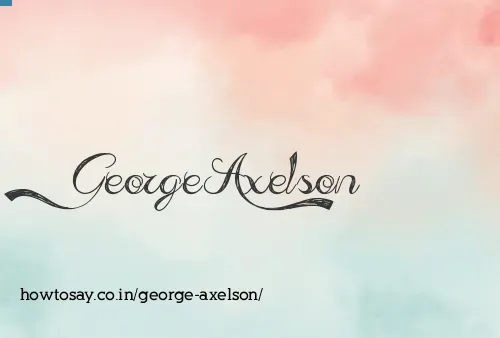 George Axelson