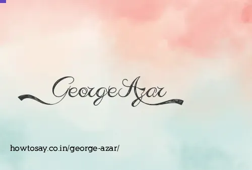 George Azar