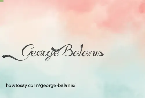 George Balanis