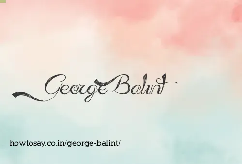 George Balint