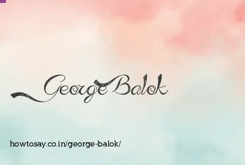 George Balok