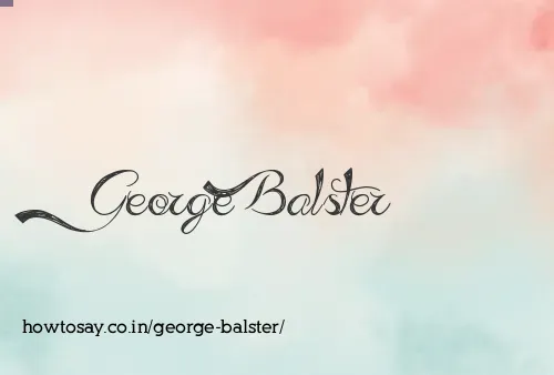George Balster
