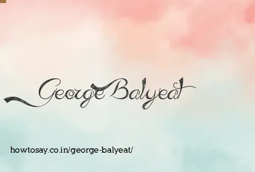 George Balyeat