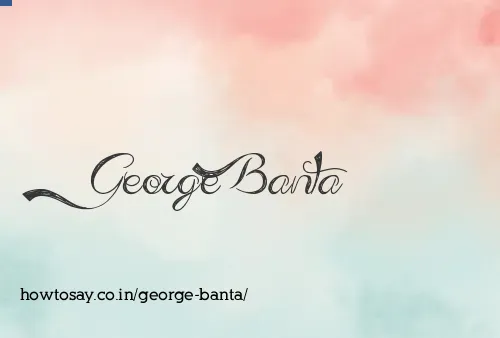 George Banta
